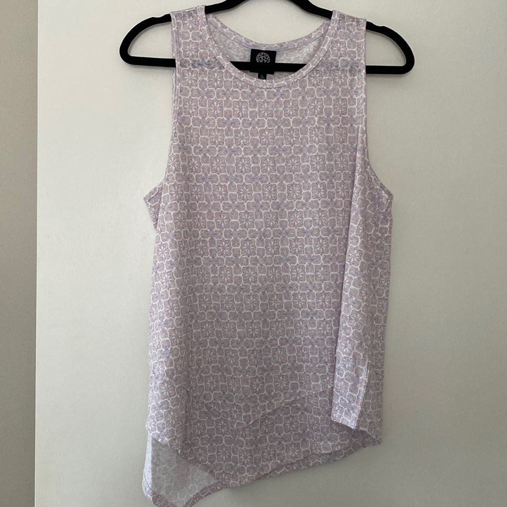 Bobeau Sleeveless top with pattern
